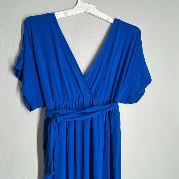 Jcrew size large double V royal blue dress. - Picture 3 of 3